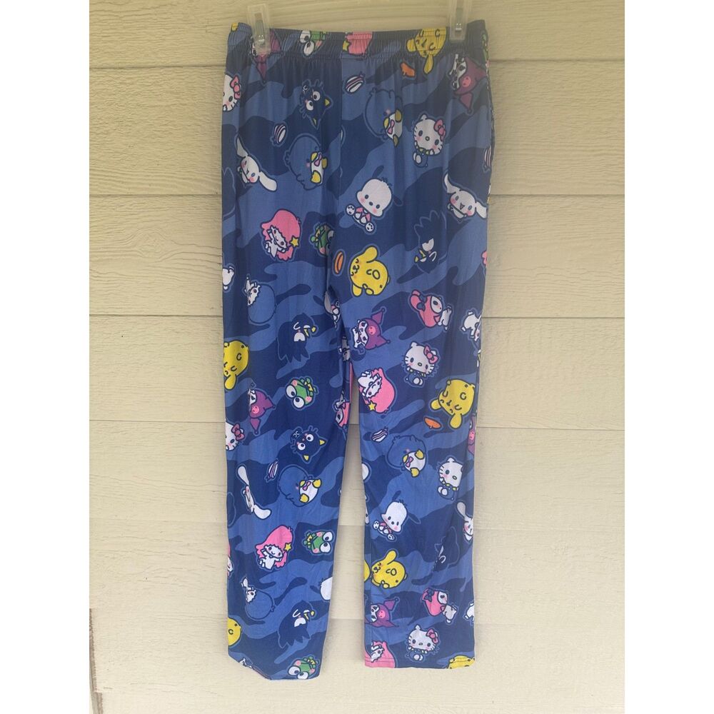 Sanrio Hello Kitty & Friends Blue Camo Sleep Pajama Pants - Size S
